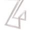 Armen Living Atlantis 26" Counter Height Backless Black Faux Leather and Brushed Stainless Steel Bar Stool LCAT26BABLK - alternate 2